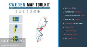 VideoHive - Sweden Map Toolkit [AEP, MOGRT] Free Download