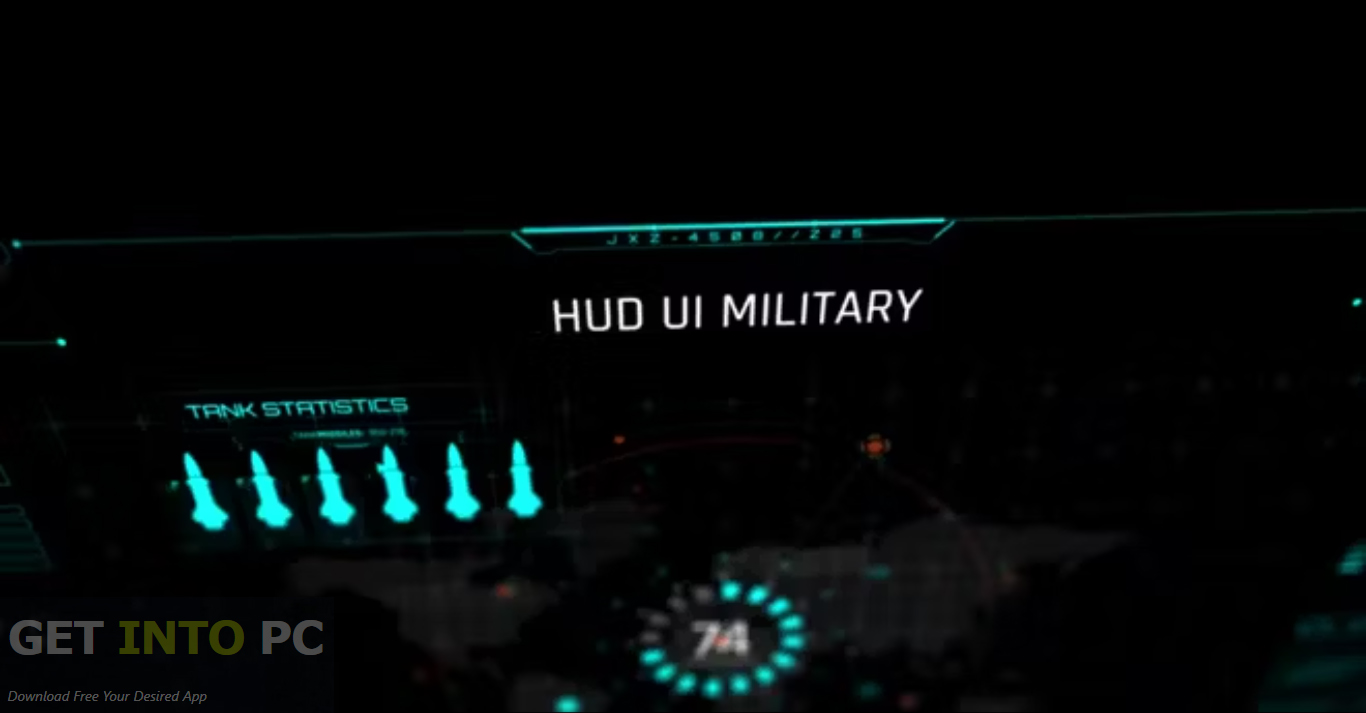 Motion Array - HUD UI Military Tank [AEP] Free Download