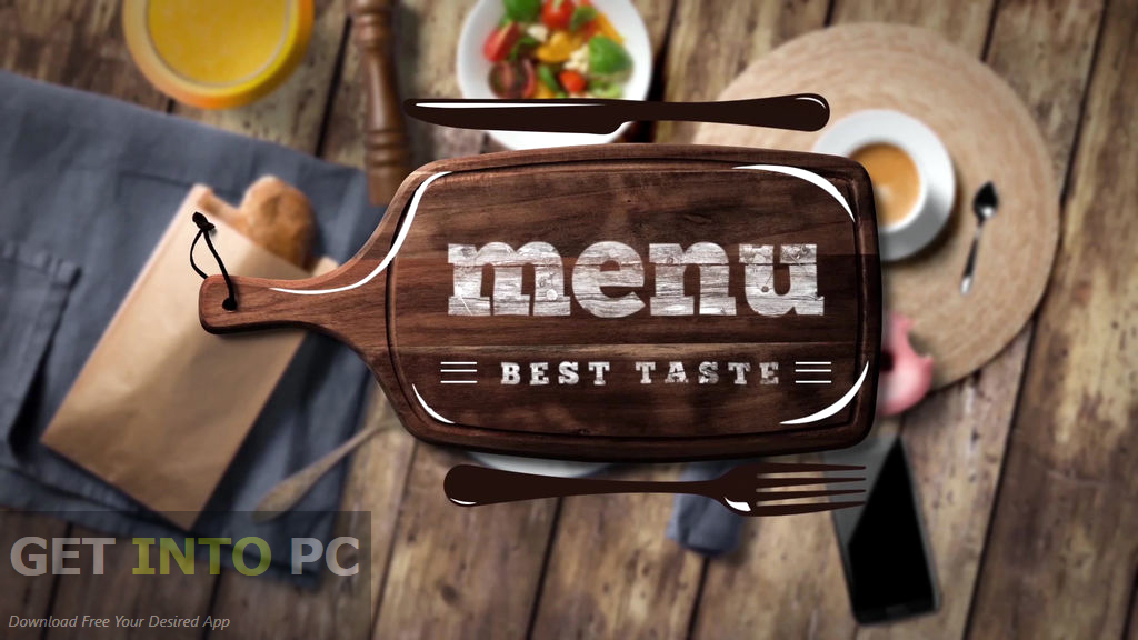 MotionElements - Food Menu Presentation [AEP] Free Download